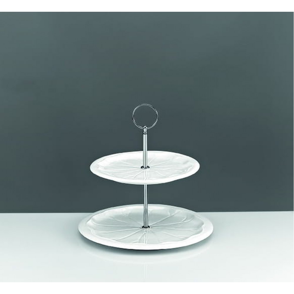 ΕΤΑΖΕΡΑ ΠΟΡΣΕΛΑΝΙΝΗ 2 ΕΠΙΠΕΔΩΝ ΣΤΡΟΓΓΥΛΗ Φ23Φ19Χ24Υ 