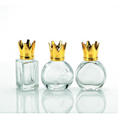 ΜΠΟΜΠΟΝΙΕΡΕΣ ΓΥΑΛΙΝΑ ΜΠΟΥΚΑΛΑΚΙΑ ΓΙΑ ΑΡΩΜΑ ΜΕ ΧΡΥΣΗ ΚΟΡΩΝΑ 3 ΣΧΕΔΙΩΝ 4Χ2Χ6,5Υ 15ml