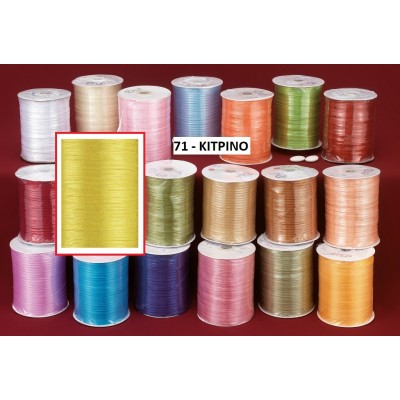 ΚΟΡΔΕΛΑ ΣΑΤΕΝ ΚΙΤΡΙΝΗ ΔΙΠΛΗΣ ΟΨΕΩΣ 0.3 ΕΚ . 880 Μ.