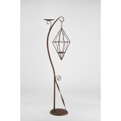 ΜΕΤΑΛΛΙΚΟΣ ΚΗΡΟΣΤΑΤΗΣ ΜΕ ΦΑΝΑΡΑΚΙ 150CM