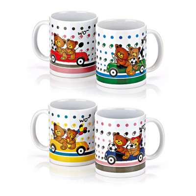 ΜΠΟΜΠΟΝΙΕΡΑ ΚΕΡΑΜΙΚΗ ΚΟΥΠΑ ΑΡΚΟΥΔΑΚΙ 4 ΣΧΕΔΙΩΝ Φ8Χ9.5Υ