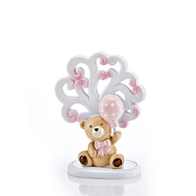 ΜΠΟΜΠΟΝΙΕΡΑ ΚΕΡΑΜΙΚΟ ΑΡΚΟΥΔΑΚΙ ΜΕ ΔΕΝΤΡΟ ΤΗΣ ΖΩΗΣ ΡΟΖ  4.6Χ7.5