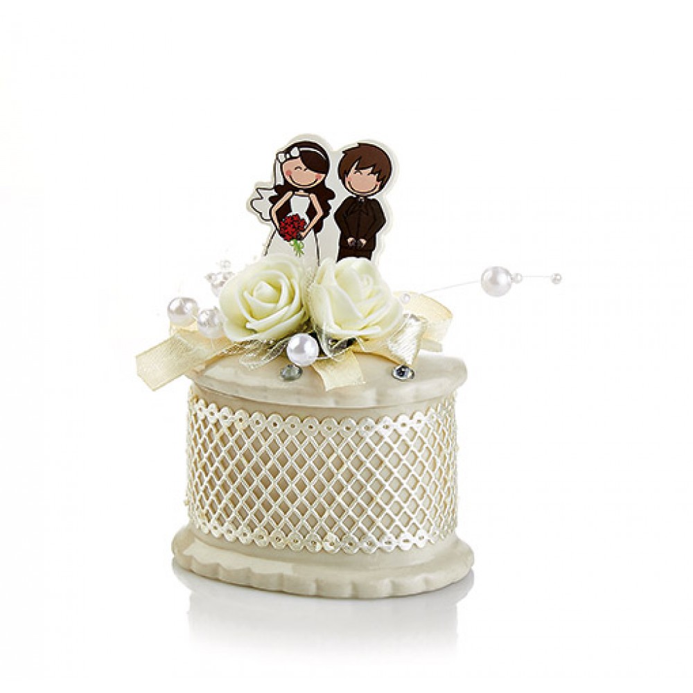 ΜΠΟΜΠΟΝΙΕΡΑ ΠΟΡΣΕΛΑΝΙΝΗ ΜΠΙΖΟΥΤΙΕΡΑ ΟΒΑΛ ΓΑΜΠΡΟΣ ΝΥΦΗ 7,7Χ6,5Χ10Υ 