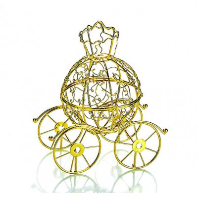 ΜΕΤΑΛΛΙΚΗ ΜΠΟΜΠΟΝΙΕΡΑ ΧΡΥΣΗ ΑΜΑΞΑ 12X7X12CM