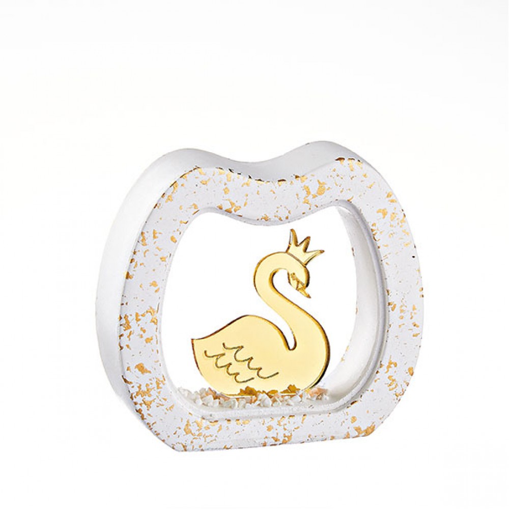 ΜΠΟΜΠΟΝΙΕΡΑ ΚΕΡΑΜΙΚΗ ΛΕΥΚΟΧΡΥΣΗ ΚΥΚΝΟΣ 9.5Χ2.3Χ8.5Υ 