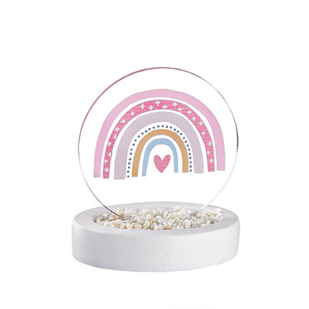 ΜΠΟΜΠΟΝΙΕΡΑ ΚΕΡΑΜΙΚΟ ΒΡΑΧΑΚΙ ΜΕ PLEXI ΟΥΡΑΝΙΟ ΤΟΞΟ 7Χ5Χ8Υ 