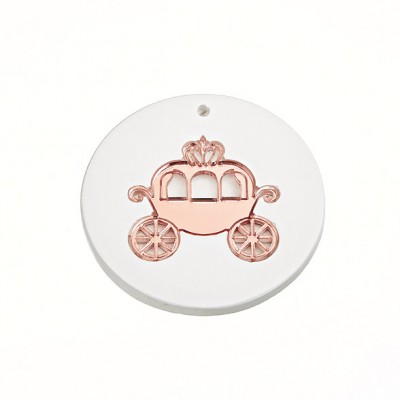 ΜΠΟΜΠΟΝΙΕΡΑ ΚΕΡΑΜΙΚΗ ΣΤΡΟΓΓΥΛΗ ΜΕ PLEXI ΡΟΖ ΑΜΑΞΑ Φ8Χ0.8