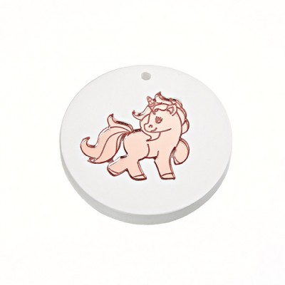 ΜΠΟΜΠΟΝΙΕΡΑ ΚΕΡΑΜΙΚΗ ΣΤΡΟΓΓΥΛΗ ΜΕ PLEXI ΡΟΖ ΜΟΝΟΚΕΡΟ Φ8Χ0.8