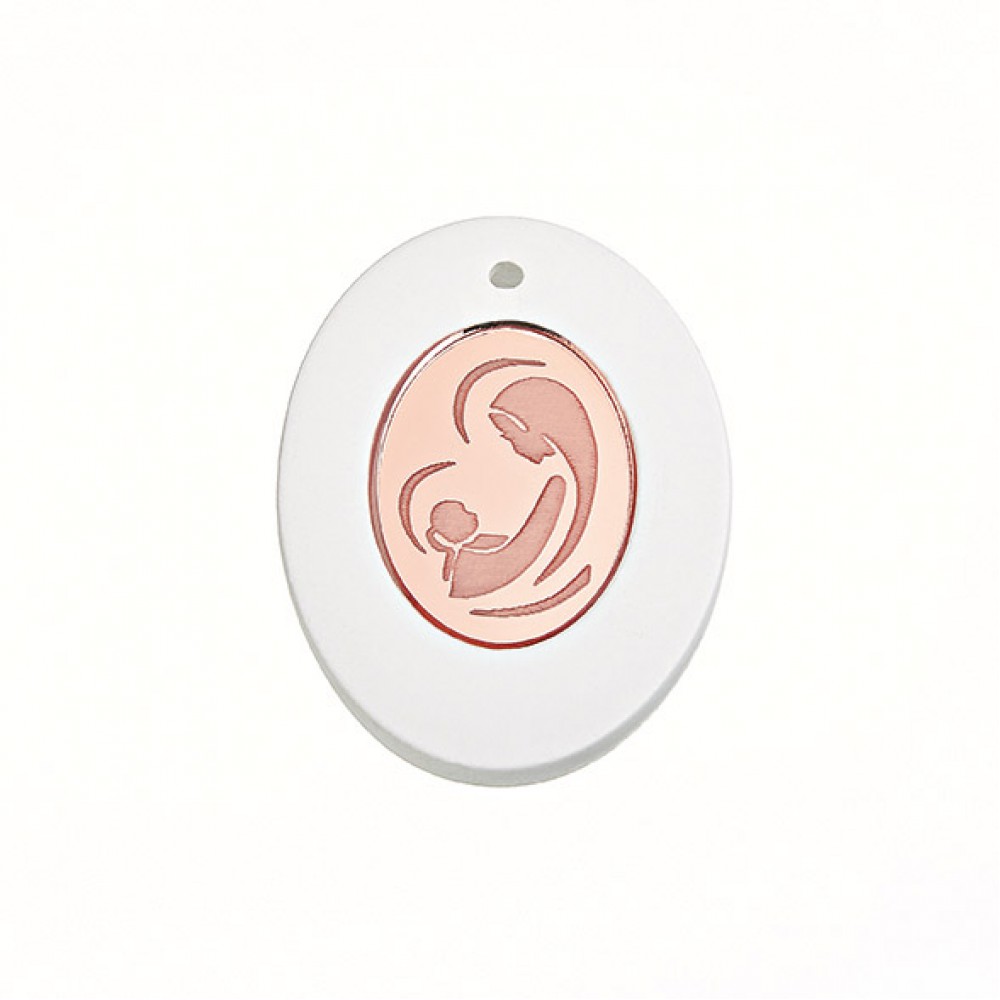 ΜΠΟΜΠΟΝΙΕΡΑ ΚΕΡΑΜΙΚΗ ΟΒΑΛ ΜΕ PLEXI ΡΟΖ ΠΑΝΑΓΙΤΣΑ 8Χ6Χ0.8 