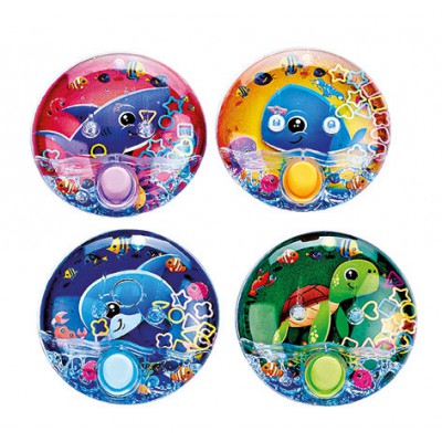 ΜΠΟΜΠΟΝΙΕΡΑ ΑΚΡΥΛΙΚΟ WATER GAME ΖΩΑ ΤΗΣ ΘΑΛΑΣΣΑΣ 4 ΣΧΕΔΙΩΝ 10X10CM