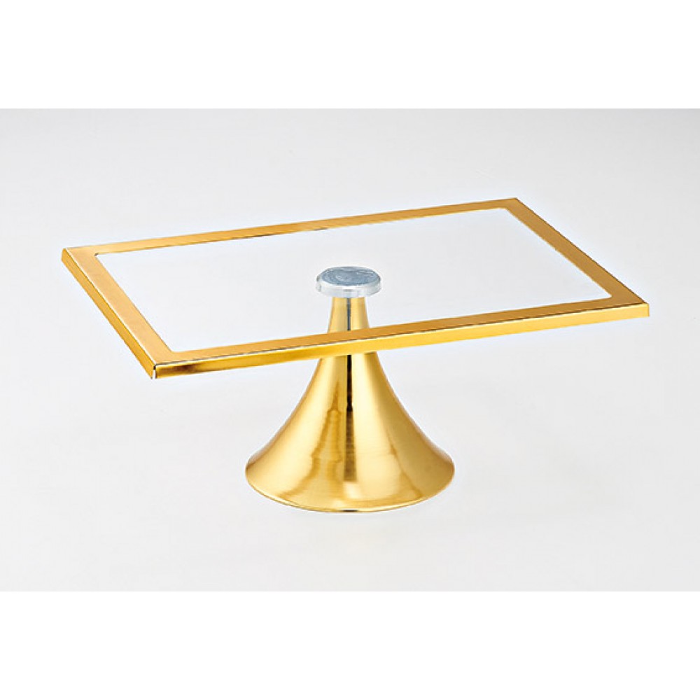 ΤΟΥΡΤΙΕΡΑ ΠΑΡΑΛΛΗΛΟΓΡΑΜΜΗ ΜΕ ΜΕΤΑΛΛΙΚΗ ΧΡΥΣΗ ΒΑΣΗ 35Χ24Χ15Υ 