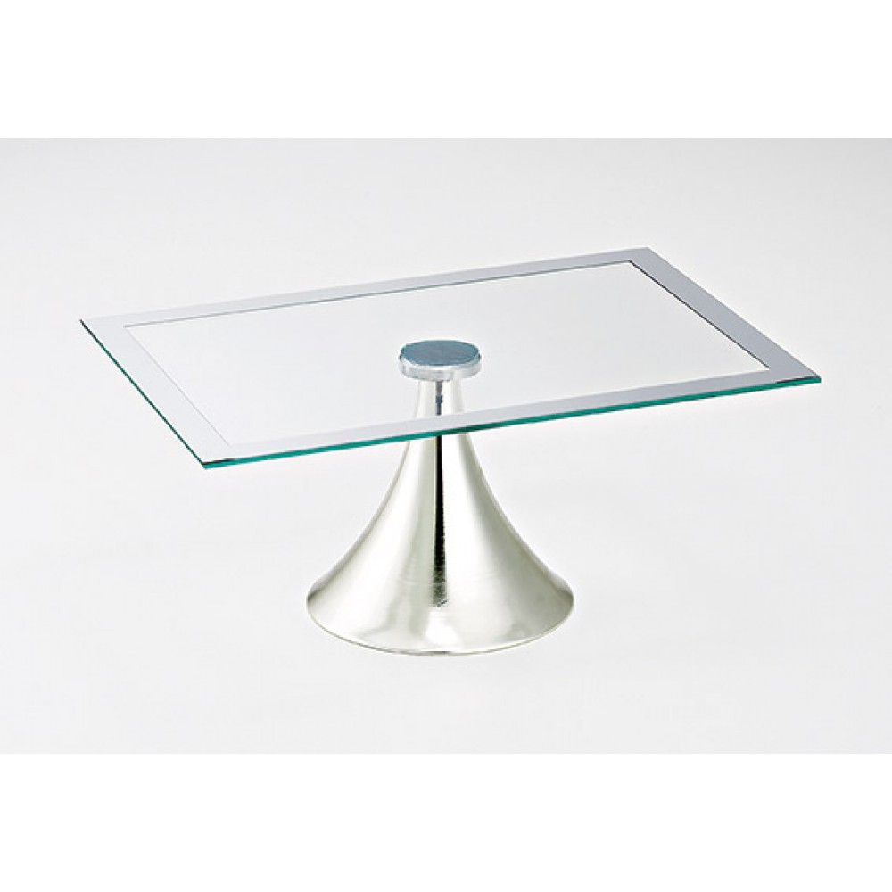 ΤΟΥΡΤΙΕΡΑ ΠΑΡΑΛΛΗΛΟΓΡΑΜΜΗ ΜΕ ΜΕΤΑΛΛΙΚΗ ΑΣΗΜΙ ΒΑΣΗ 34.5Χ23.5Χ15Υ 