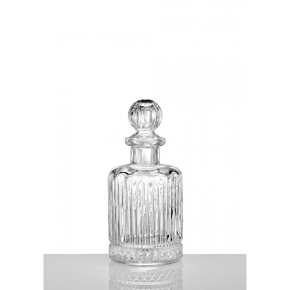 ΚΑΡΑΦΑ ΓΥΑΛΙΝΗ ΜΕ ΑΝΑΓΛΥΦΕΣ ΓΡΑΜΜΕΣ  Φ12Χ26Υ   1,3LT 