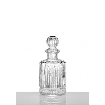 ΚΑΡΑΦΑ ΓΥΑΛΙΝΗ ΜΕ ΑΝΑΓΛΥΦΕΣ ΓΡΑΜΜΕΣ  Φ12Χ26Υ   1,3LT