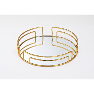 ΔΙΣΚΟΣ ΜΕΤΑΛΛΙΚΟΣ ΣΤΡΟΓΓΥΛΟΣ ΧΡΥΣΟΣ ΜΕ ΚΑΘΡΕΦΤΗ Φ36Χ6.5Υ