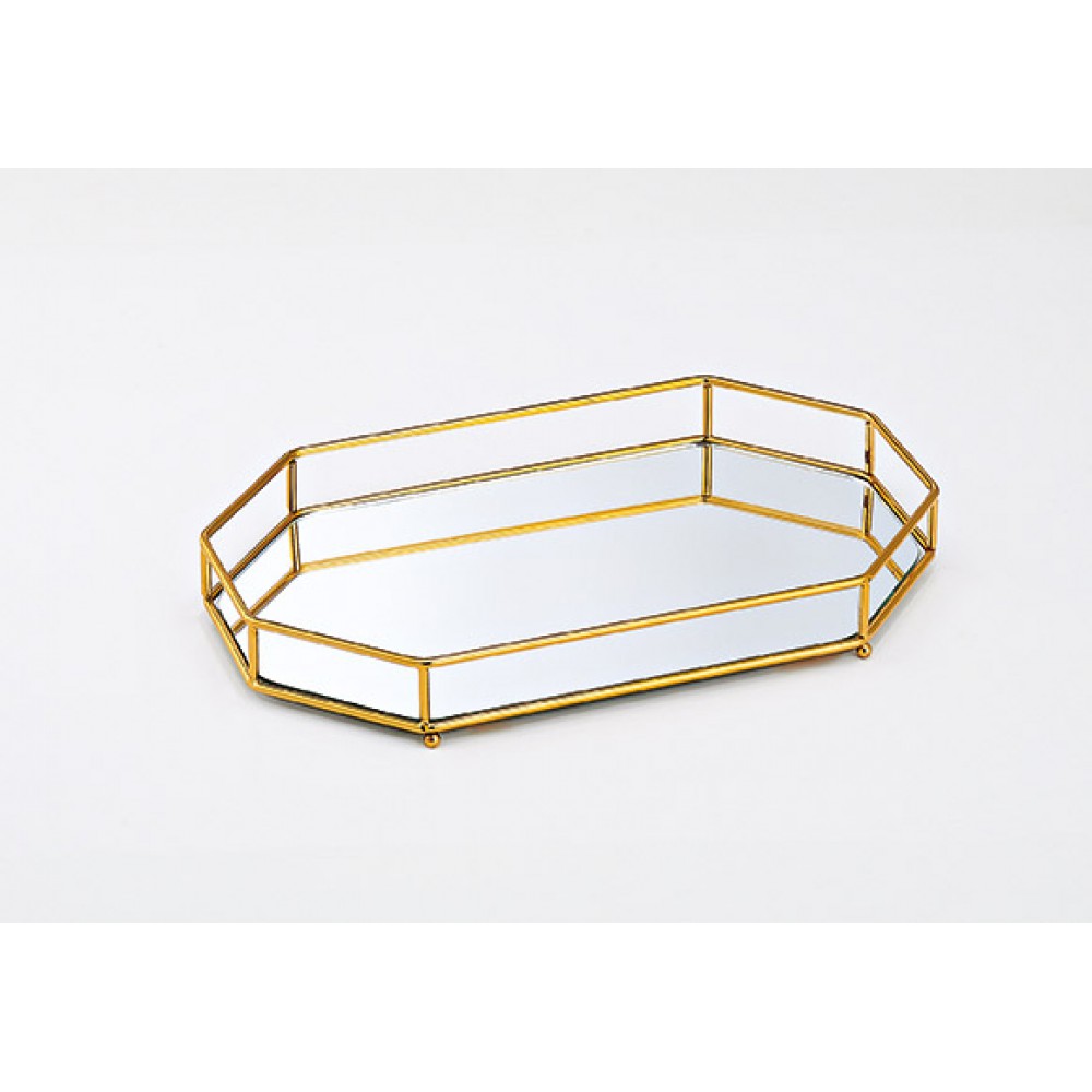 ΔΙΣΚΟΣ ΜΕΤΑΛΛΙΚΟΣ ΧΡΥΣΟΣ ΠΑΡΑΛΛΗΛΟΓΡΑΜΜΟΣ ΜΕ ΚΑΘΡΕΦΤΗ 36.5Χ22Χ4.5Υ 