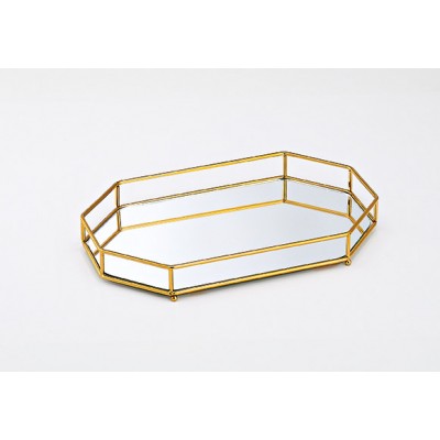 ΔΙΣΚΟΣ ΜΕΤΑΛΛΙΚΟΣ ΧΡΥΣΟΣ ΠΑΡΑΛΛΗΛΟΓΡΑΜΜΟΣ ΜΕ ΚΑΘΡΕΦΤΗ 36.5Χ22Χ4.5Υ