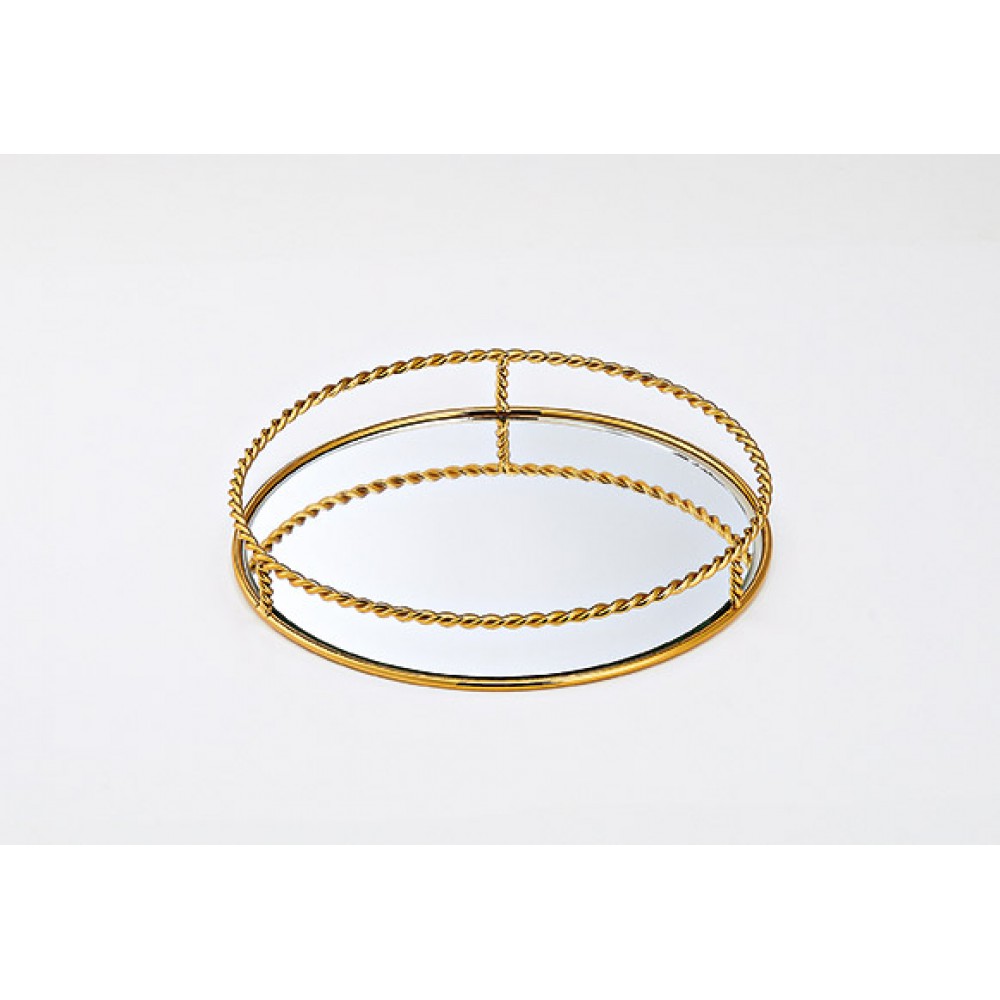 ΔΙΣΚΟΣ ΜΕΤΑΛΛΙΚΟΣ ΧΡΥΣΟΣ ΣΤΡΟΓΓΥΛΟΣ ΜΕ ΚΑΘΡΕΦΤΗ Φ30Χ4Υ 