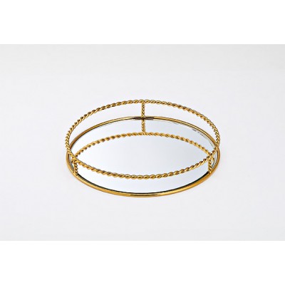 ΔΙΣΚΟΣ ΜΕΤΑΛΛΙΚΟΣ ΧΡΥΣΟΣ ΣΤΡΟΓΓΥΛΟΣ ΜΕ ΚΑΘΡΕΦΤΗ Φ30Χ4Υ