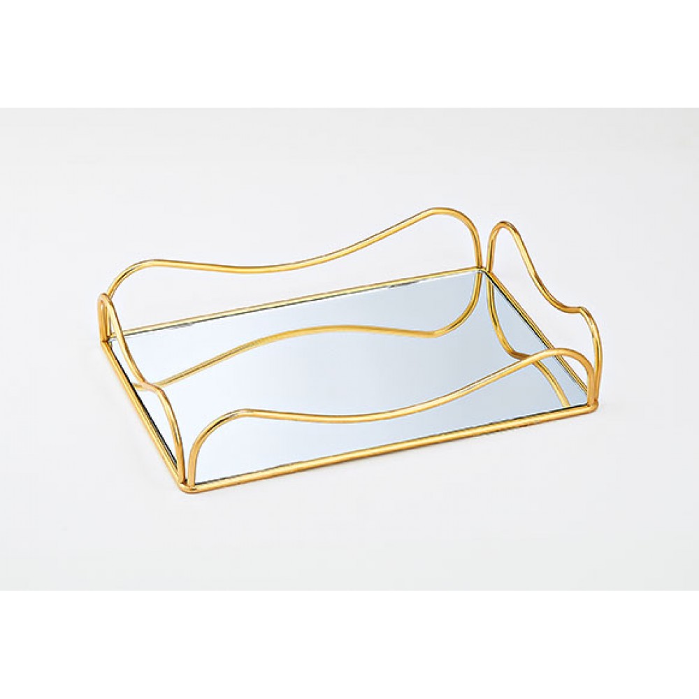 ΔΙΣΚΟΣ ΜΕΤΑΛΛΙΚΟΣ ΧΡΥΣΟΣ ΠΑΡΑΛΛΗΛΟΓΡΑΜΜΟΣ ΜΕ ΚΑΘΡΕΦΤΗ 34Χ24.5Χ6.5Υ 