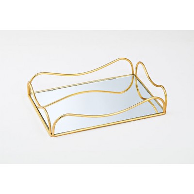 ΔΙΣΚΟΣ ΜΕΤΑΛΛΙΚΟΣ ΧΡΥΣΟΣ ΠΑΡΑΛΛΗΛΟΓΡΑΜΜΟΣ ΜΕ ΚΑΘΡΕΦΤΗ 34Χ24.5Χ6.5Υ