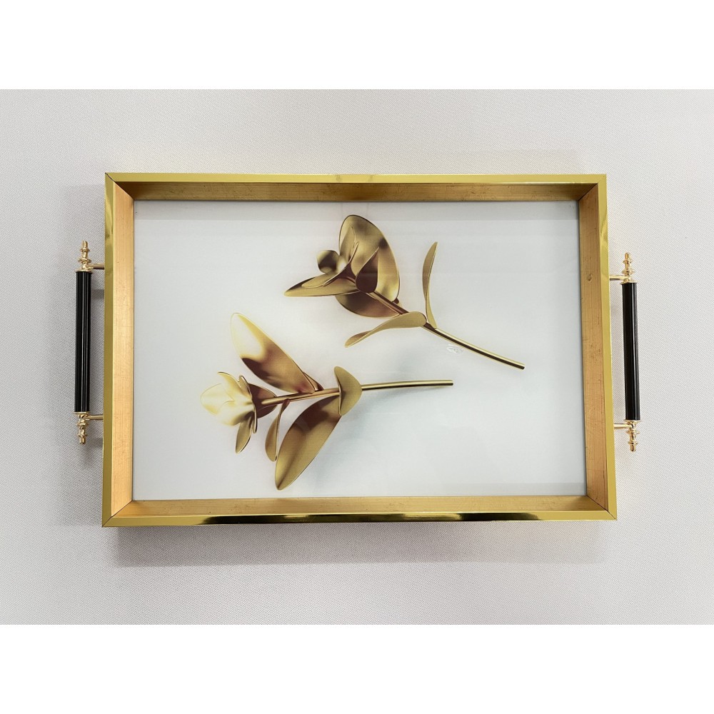 ΔΙΣΚΟΣ ΞΥΛΙΝΟΣ ΧΡΥΣΟΣ ΜΕ ΛΟΥΛΟΥΔΙΑ 49Χ30Χ3 