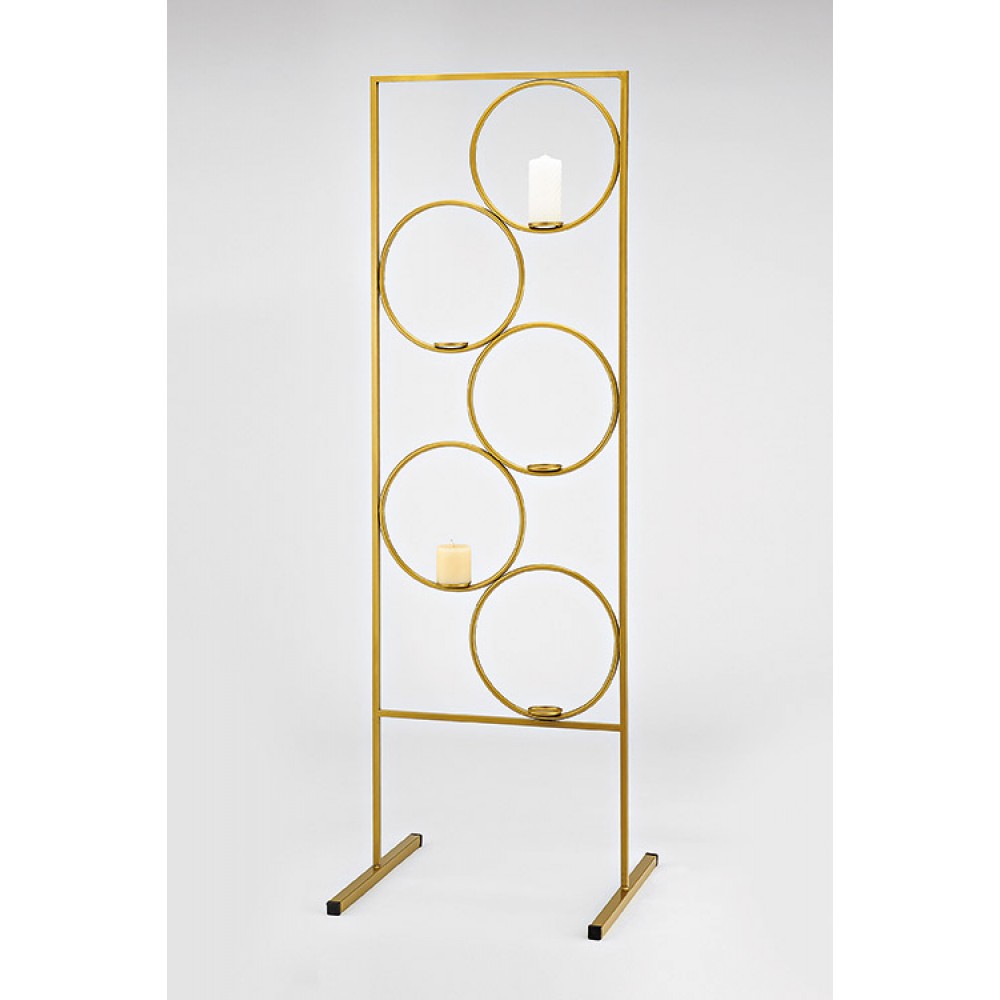 ΜΕΤΑΛΛΙΚΟ ΔΙΑΚΟΣΜΗΤΙΚΟ ΚΗΡΟΠΗΓΙΟ 5 ΘΕΣΕΩΝ 55X170CM 