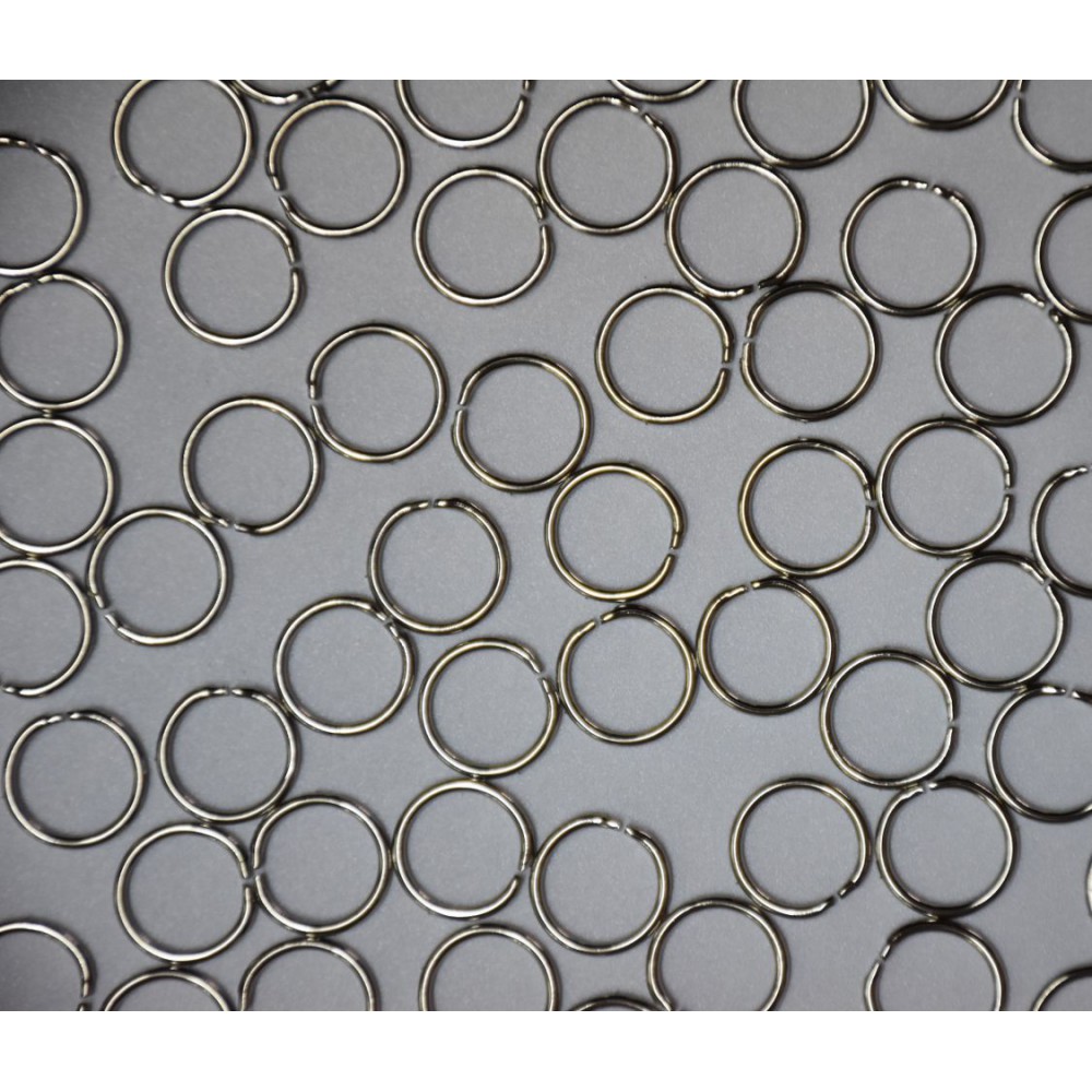 ΜΕΤΑΛΛΙΚΟΣ ΚΡΙΚΟΣ ΑΣΗΜΙ ΣΕΤ 100ΤΜΧ 12x6 mm 