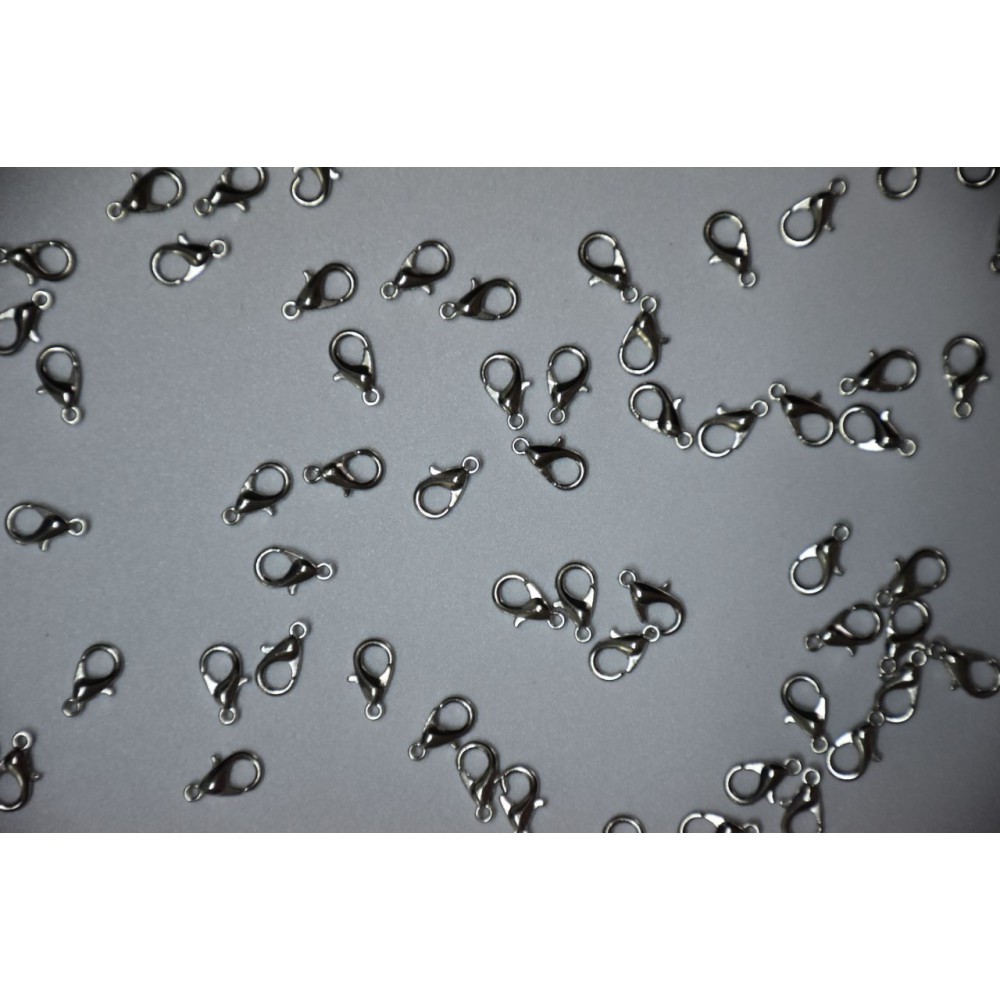 ΜΕΤΑΛΛΙΚΟ ΚΛΙΠ ΑΣΗΜΙ ΣΕΤ 100ΤΜΧ 12x6 mm 