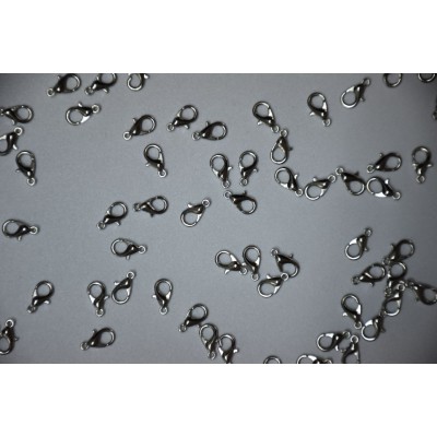 ΜΕΤΑΛΛΙΚΟ ΚΛΙΠ ΑΣΗΜΙ ΣΕΤ 100ΤΜΧ 12x6 mm