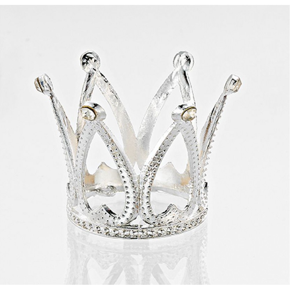 ΜΠΟΜΠΟΝΙΕΡΑ ΚΟΡΩΝΑ ΑΣΗΜΙ ΜΕΤΑΛΛΙΚΗ Φ4.5X3.5CM 