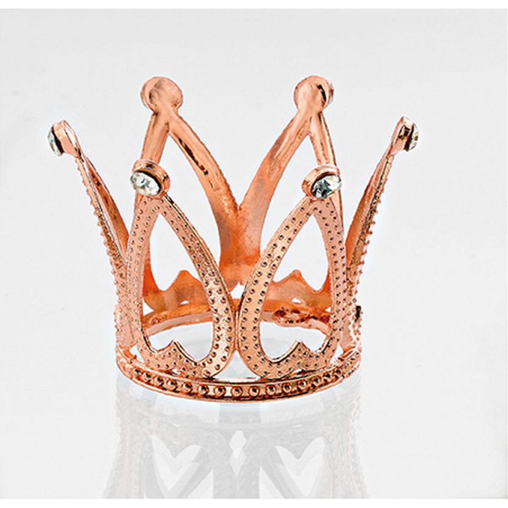 ΜΠΟΜΠΟΝΙΕΡΑ ΚΟΡΩΝΑ ΜΠΡΟΝΖΕ ΜΕΤΑΛΛΙΚΗ Φ4.5X3.5CM 