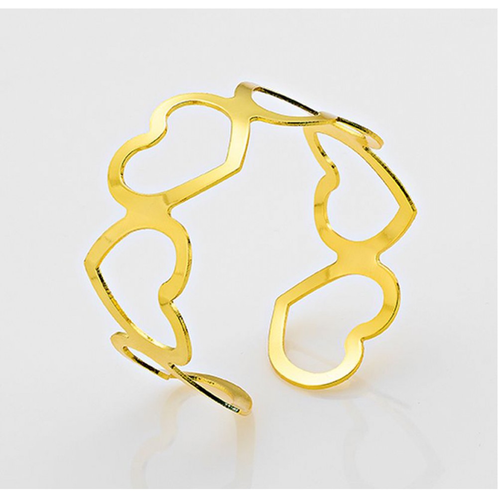 ΜΠΟΜΠΟΝΙΕΡΑ ΜΕΤΑΛΛΙΚΗ ΠΕΤΣΕΤΟΘΗΚΗ ΧΡΥΣΗ ΜΕ ΚΑΡΔΙΕΣ Φ4.5X2.7CM 