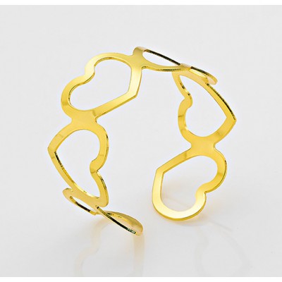 ΜΠΟΜΠΟΝΙΕΡΑ ΜΕΤΑΛΛΙΚΗ ΠΕΤΣΕΤΟΘΗΚΗ ΧΡΥΣΗ ΜΕ ΚΑΡΔΙΕΣ Φ4.5X2.7CM