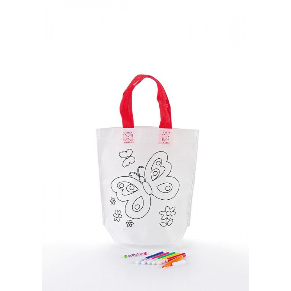 ΜΠΟΜΠΟΝΙΕΡΑ ΥΦΑΣΜΑΤΙΝΗ ΤΣΑΝΤΑ ΠΕΤΑΛΟΥΔΑ ΜΕ 6 ΜΑΡΚΑΔΟΡΟΥΣ ΚΑΙ ΣΤΡΑΣΑΚΙΑ 22X24CM 