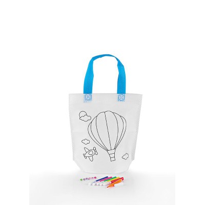 ΜΠΟΜΠΟΝΙΕΡΑ ΥΦΑΣΜΑΤΙΝΗ ΤΣΑΝΤΑ ΑΕΡΟΣΤΑΤΟ ΜΕ 6 ΜΑΡΚΑΔΟΡΟΥΣ ΚΑΙ ΣΤΡΑΣΑΚΙΑ 22X24CM