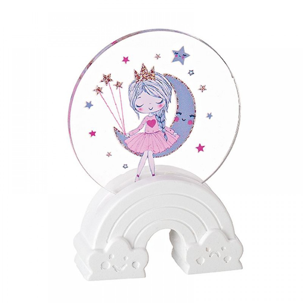 ΜΠΟΜΠΟΝΙΕΡΑ ΚΕΡΑΜΙΚΟ ΒΡΑΧΑΚΙ ΜΕ PLEXI ΠΡΙΓΚΙΠΙΣΣΑ 6.5X9CM 