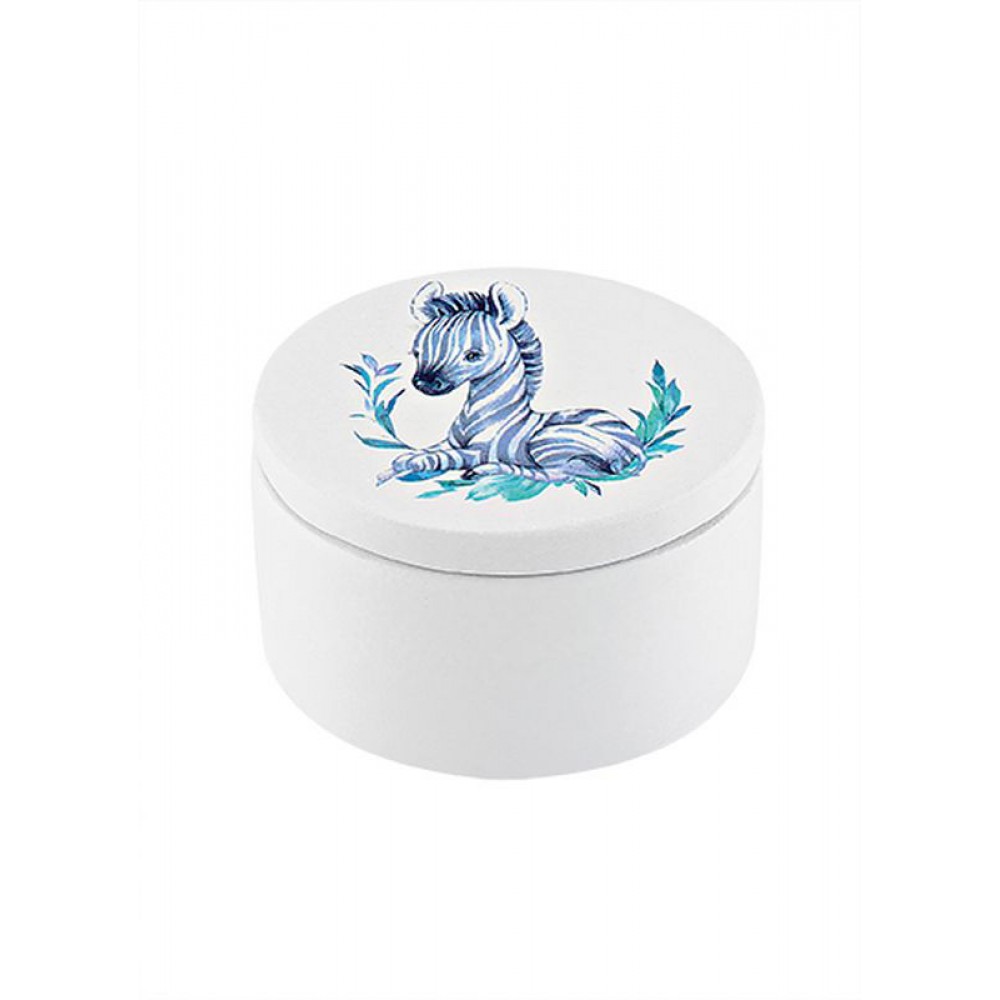 ΜΠΟΜΠΟΝΙΕΡΑ ΚΕΡΑΜΙΚΗ ΜΠΙΖΟΥΤΙΕΡΑ ΟΒΑΛ ΖΕΒΡΑ 7.5X6.2X5CM 