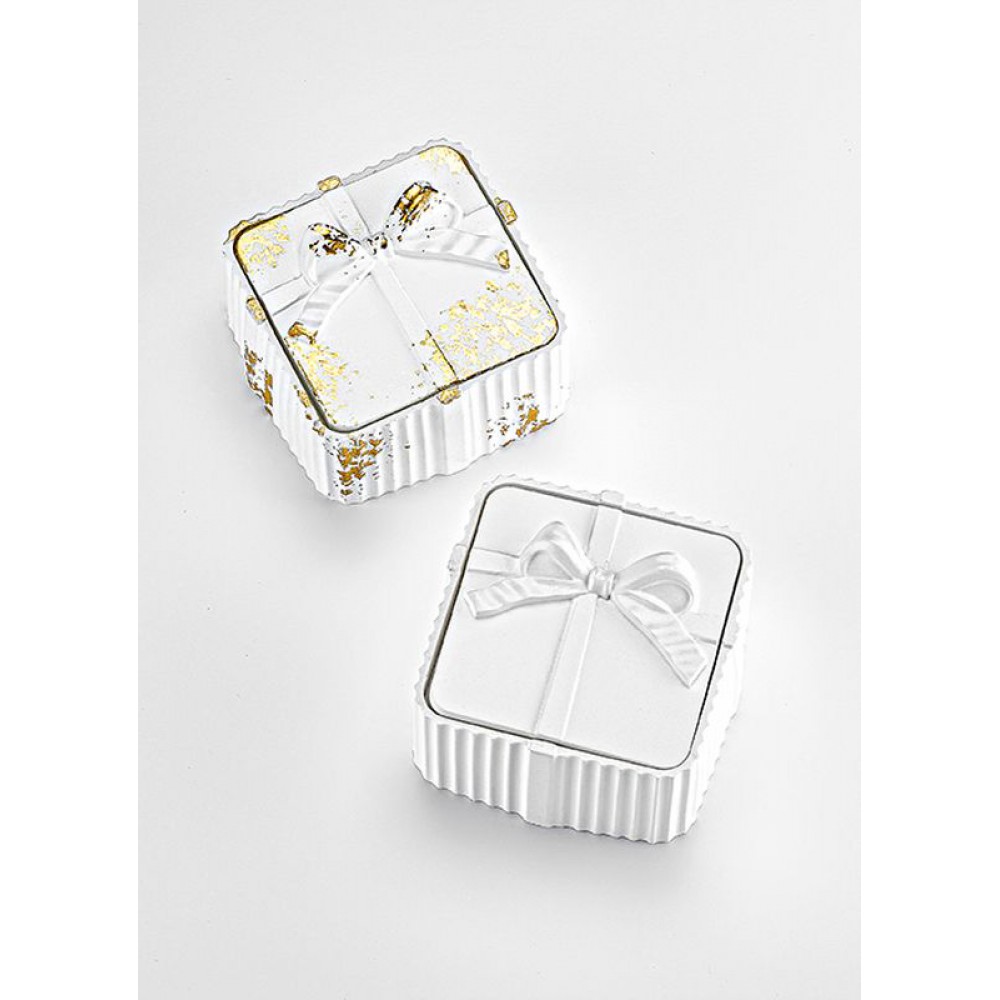 ΜΠΟΜΠΟΝΙΕΡΑ ΚΕΡΑΜΙΚΗ ΜΠΙΖΟΥΤΙΕΡΑ ΤΕΤΡΑΓΩΝΗ ΜΕ ΦΙΟΓΚΟ 8x8x4.7cm 