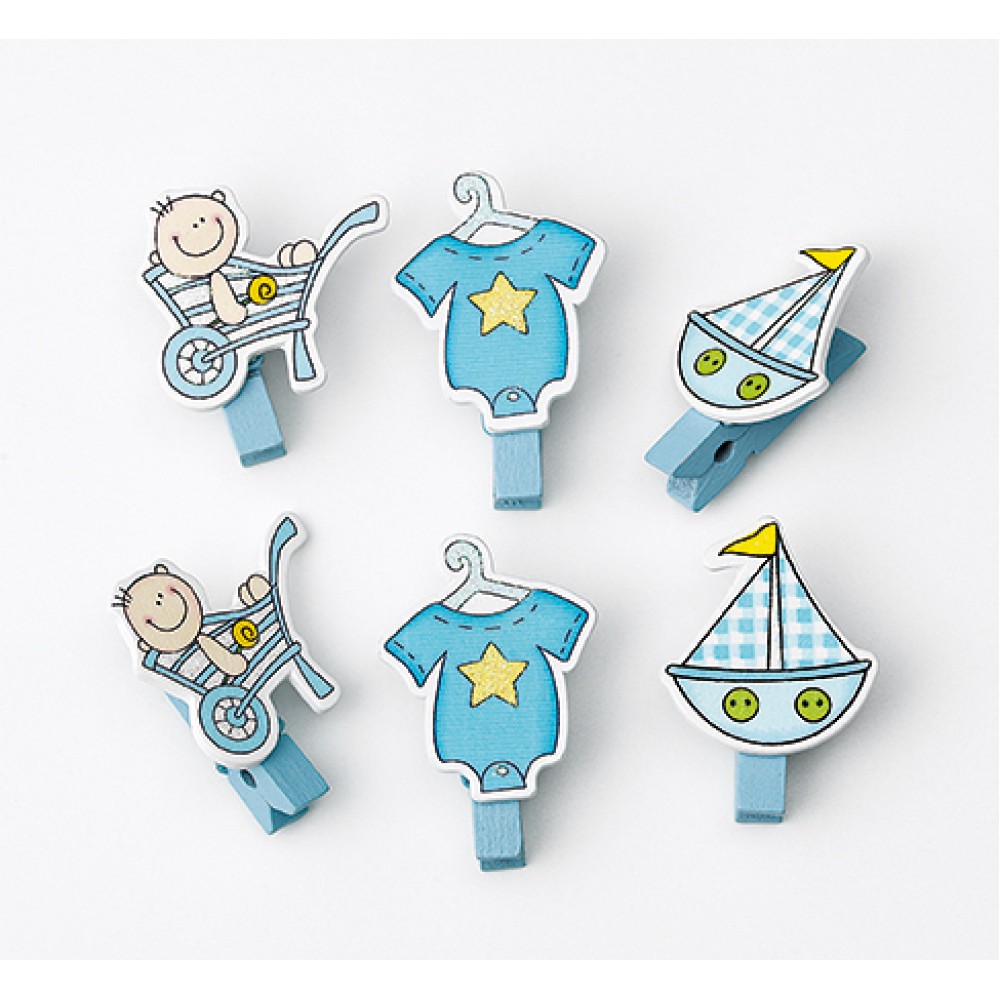 ΜΠΟΜΠΟΝΙΕΡΕΣ ΞΥΛΙΝΑ ΜΑΝΤΑΛΑΚΙΑ ΒΑΒΥ ΣΙΕΛ ΣΕΤ 6 ΤΕΜΑΧΙΩΝ 4.5Υ 