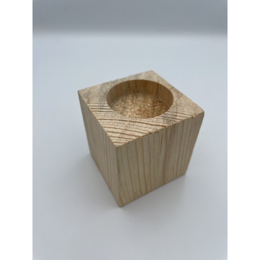 ΜΠΟΜΠΟΝΙΕΡΑ ΞΥΛΙΝΗ ΒΑΣΗ ΓΙΑ ΡΕΣΩ ΤΕΤΡΑΓΩΝΗ 5Χ5Χ5.5Υ 