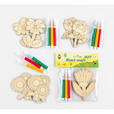 ΜΠΟΜΠΟΝΙΕΡΑ ΞΥΛΙΝΟ ΛΟΥΛΟΥΔΙ 2 ΤΜΧ ΜΕ ΜΑΡΚΑΔΟΡΟΥΣ/4 ΣΧΕΔΙΩΝ 7X8CM