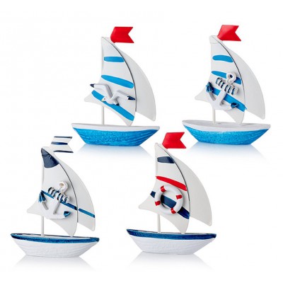 ΜΠΟΜΠΟΝΙΕΡΑ ΚΑΡΑΒΑΚΙ ΞΥΛΟ&ΜΕΤΑΛΛΟ 4 ΣΧΕΔΙΩΝ 8X10.5CM