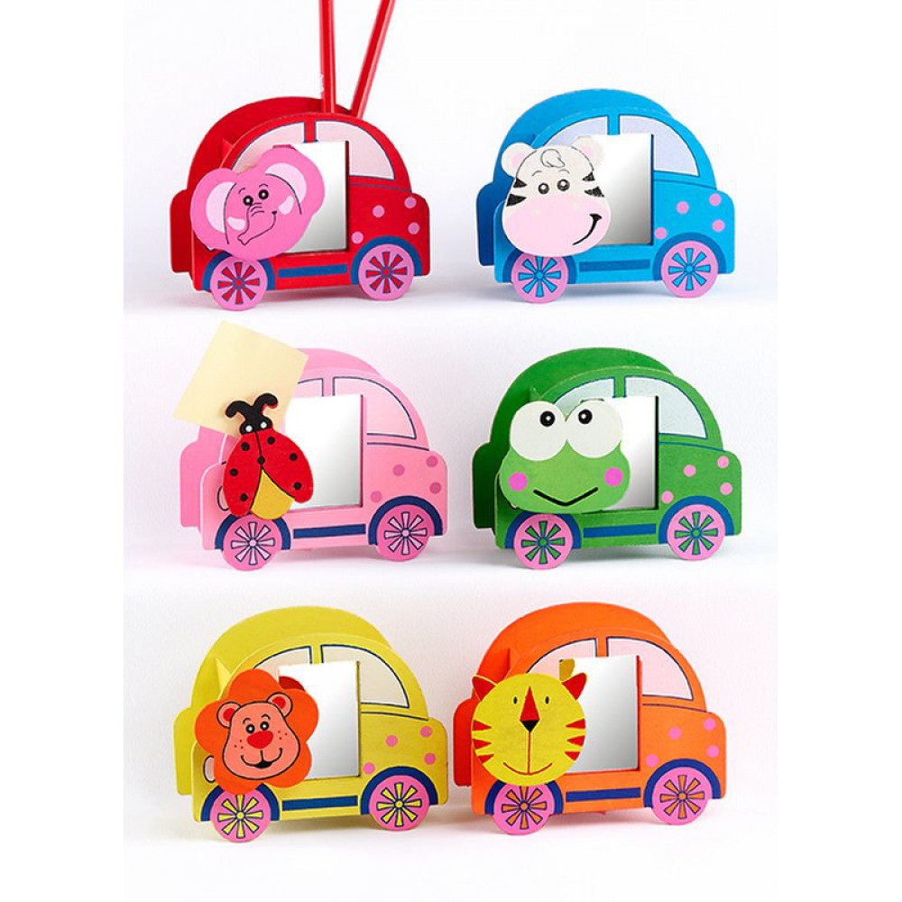 ΜΠΟΜΠΟΝΙΕΡΑ ΞΥΛΙΝΗ ΜΟΛΥΒΟΘΗΚΗ ΜΕΜΟ ΖΩΑΚΙΑ ΜΕ ΚΑΘΡΕΦΤΗ 6 ΣΧΕΔΙΩΝ 12X5X10CM 