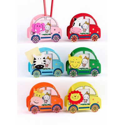 ΜΠΟΜΠΟΝΙΕΡΑ ΞΥΛΙΝΗ ΜΟΛΥΒΟΘΗΚΗ ΑΥΤΟΚΙΝΗΤΟ ΜΕ ΜΕΜΟ ΖΩΑΚΙΑ 6 ΣΧΕΔΙΩΝ 12X5X10CM