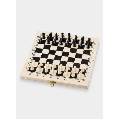 ΞΥΛΙΝΟ ΕΠΙΤΡΑΠΕΖΙΟ ΣΚΑΚΙ 21x21cm