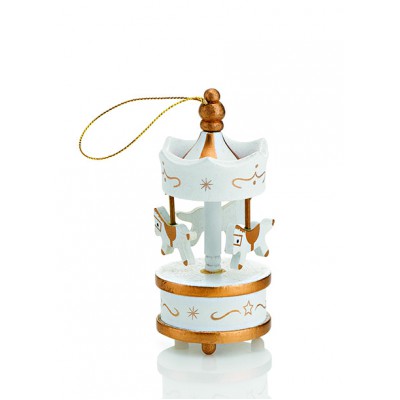 ΜΠΟΜΠΟΝΙΕΡΑ ΞΥΛΙΝΟ ΚΑΡΟΥΖΕΛ ΛΕΥΚΟ ΧΡΥΣΟ Φ6Χ13Υ