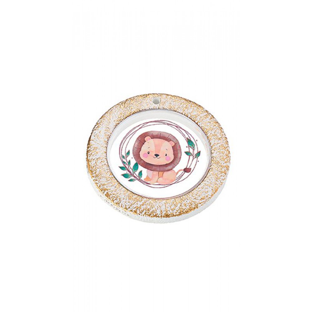 ΜΠΟΜΠΟΝΙΕΡΑ ΚΕΡΑΜΙΚΗ & PLEXIGLASS ΛΙΟΝΤΑΡΙ Φ8.8cm 