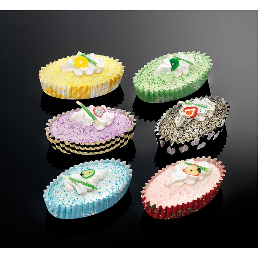 ΜΠΟΜΠΟΝΙΕΡΑ  ΚΕΙΚ ΜΕ ΜΑΓΝΗΤΗ ΣΕ ΧΑΡΤΙ ΟΒΑΛ 6ΣΧΕΔΙΑ  8.5Χ3.5 