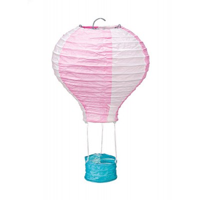 ΜΠΟΜΠΟΝΙΕΡΑ ΑΕΡΟΣΤΑΤΟ ΡΟΖ ΧΑΡΤΙΝΟ 25cm